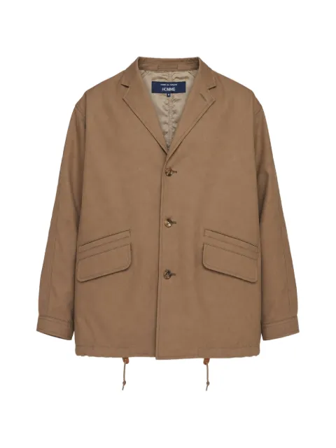 Comme des Garçons Homme drawstring-hem notch-lapels jacket