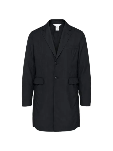 Comme Des Garçons Shirt pinstripe-pattern single-breasted coat