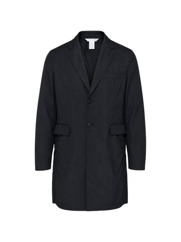 Comme Des Garçons Shirt pinstripe-pattern single-breasted Coat