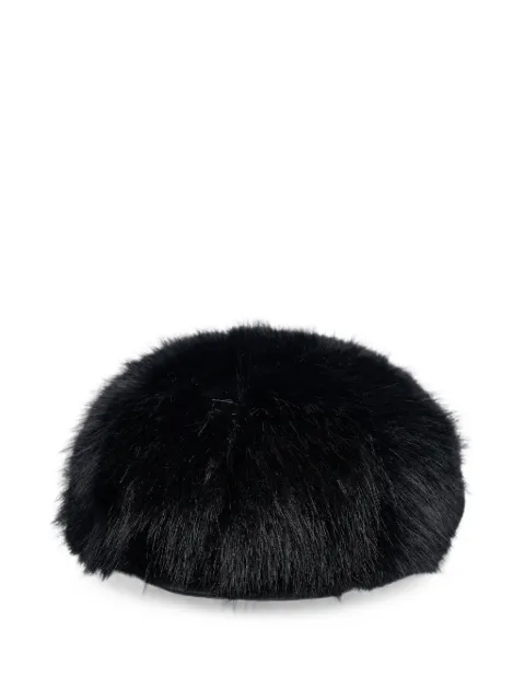 Comme Des Garçons Shirt faux-fur flat cap