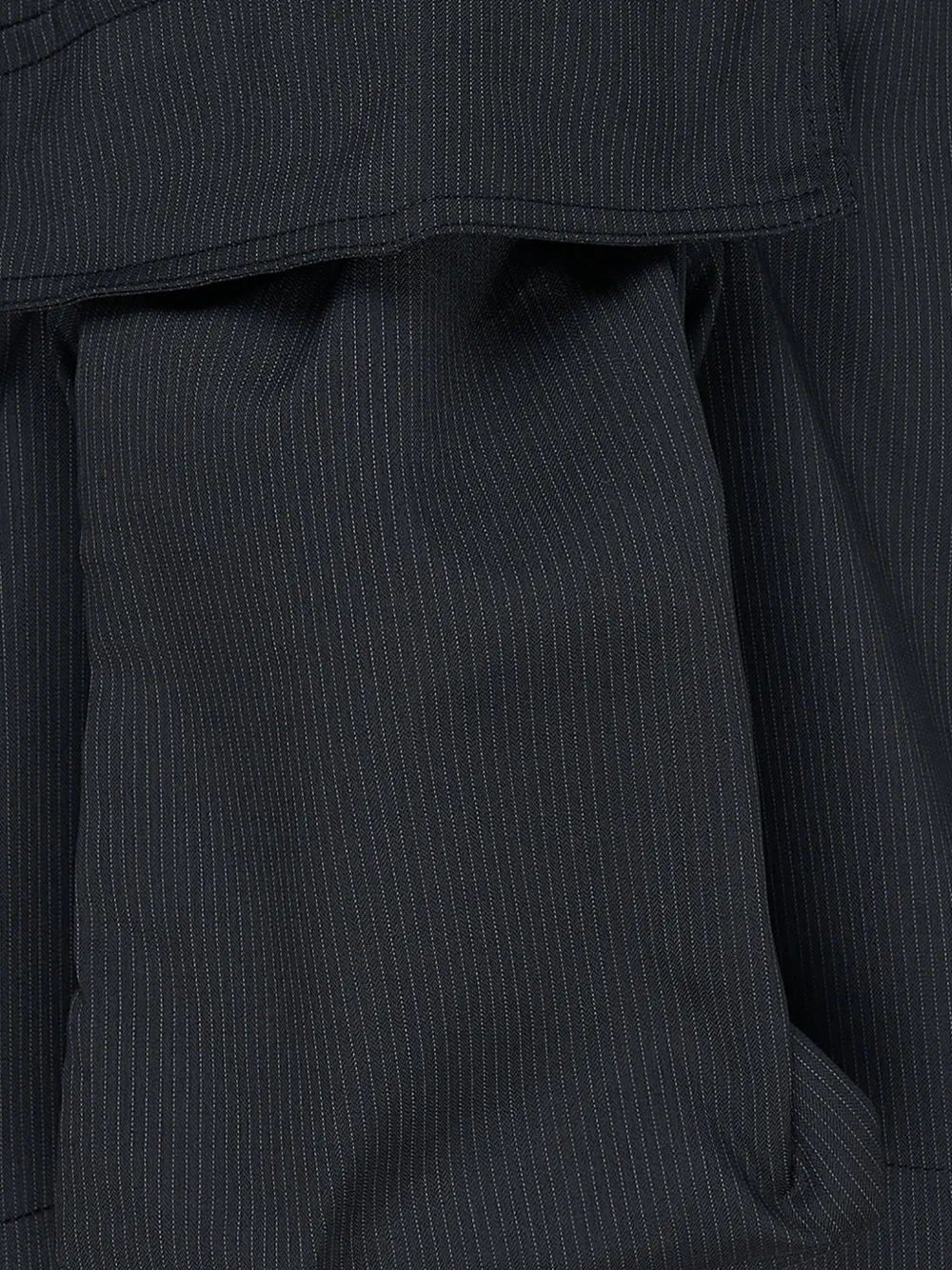 Comme Des Garçons Shirt Cargo broek met krijtstreep Zwart
