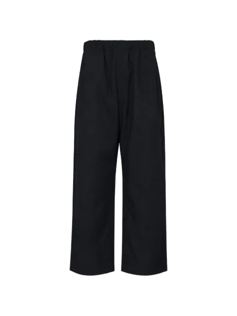 Comme des Garçons Homme elasticated-waistband patch-pocket trousers