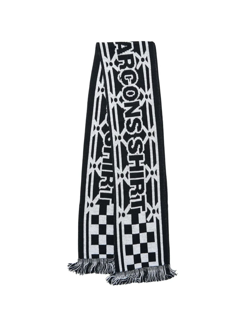 Comme Des Garçons Shirt Sjaal met logo-intarsia Zwart