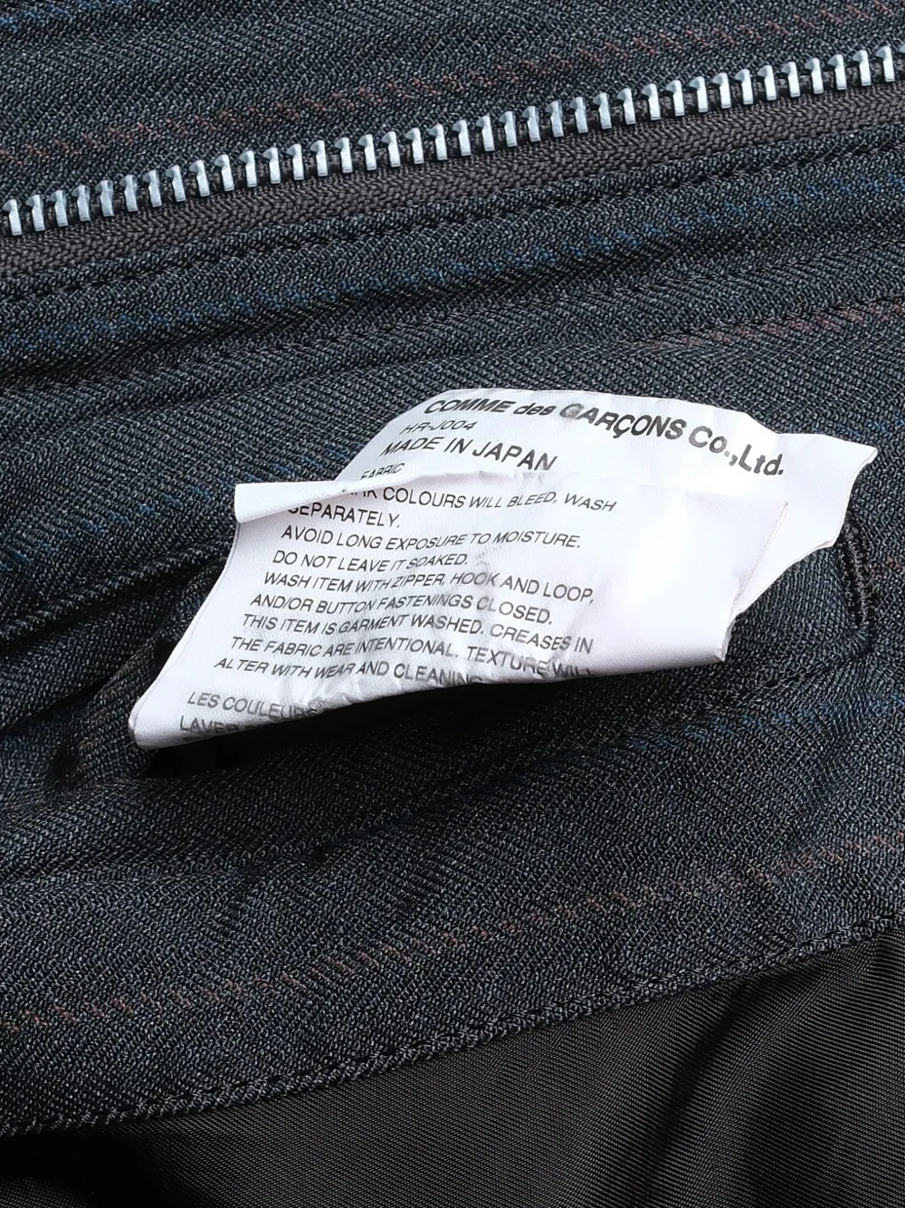 Comme des Garçons Homme Jack met visgraatpatroon Bruin