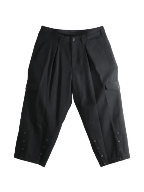 Yohji Yamamoto button-detail cargo trousers