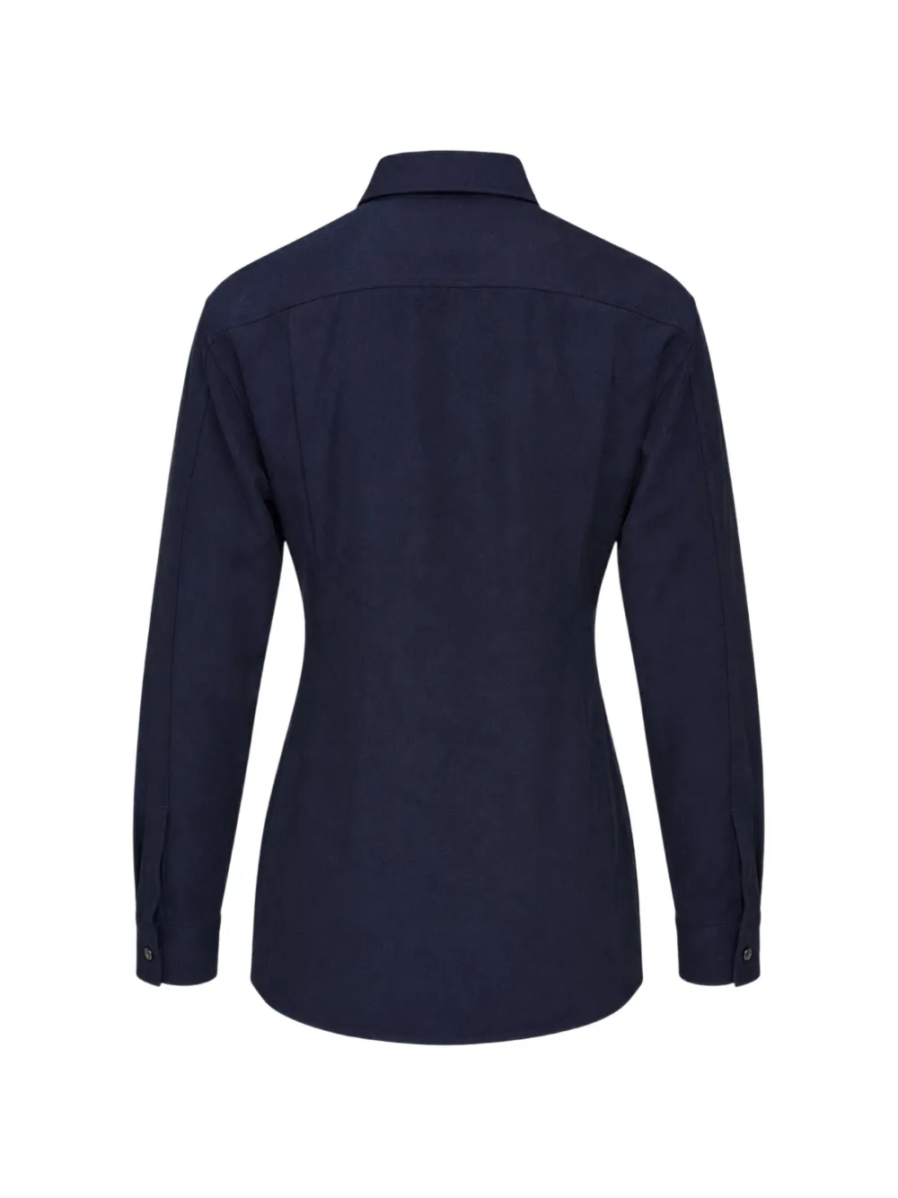 Jil Sander fitted long-sleeve shirt Blauw
