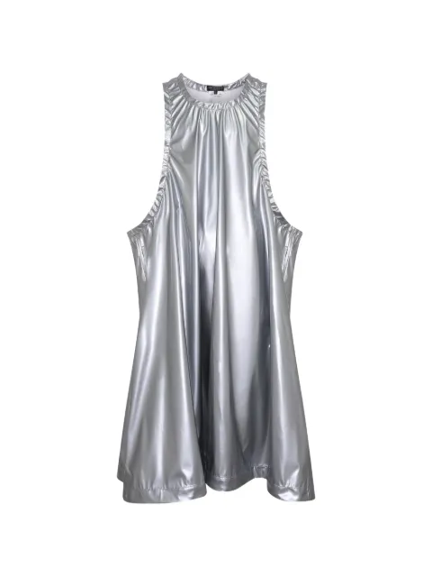 Comme des Garçons Homme Plus metallic sleeveless mini dress