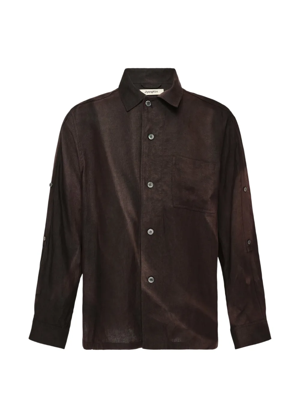 JiyongKim sun-bleached button-up shirt
