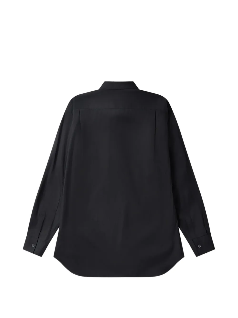 Comme Des Garçons Shirt Gestreept overhemd met patchwork Zwart