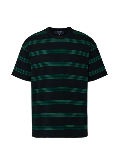 Comme des Garçons Homme striped-print chest-pocket T-shirt