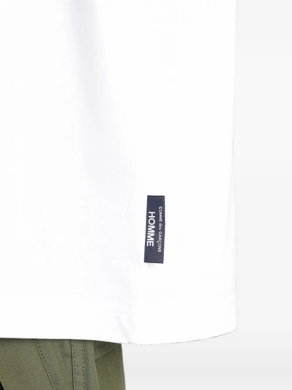 Comme des Garçons Homme T-shirt met logo Wit