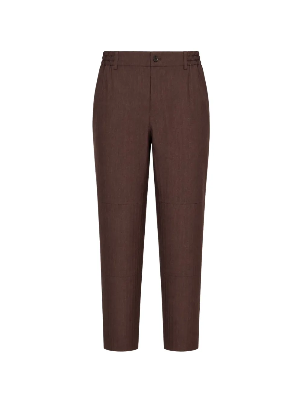 Comme des Garçons Homme Deux herringbone elasticated-waist trousers