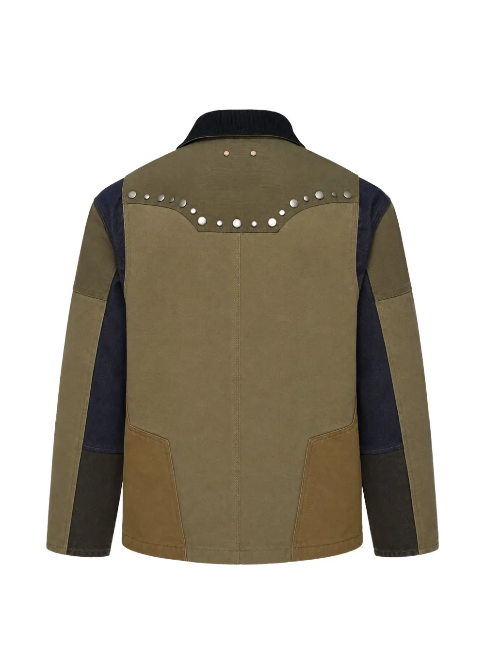 Andersson Bell Jack met patchwork en studs Groen