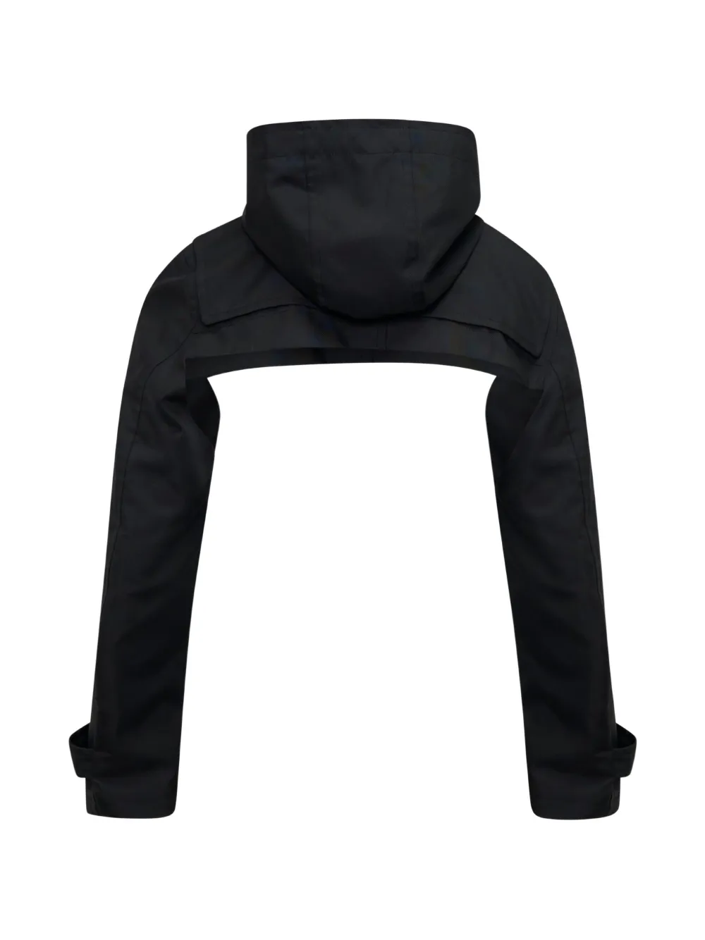 Comme des Garçons Homme Plus toggle-fastening cropped jacket Zwart