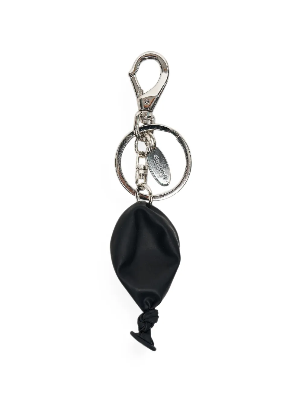 Doublet Sleutelhanger met ballonhanger Zilver