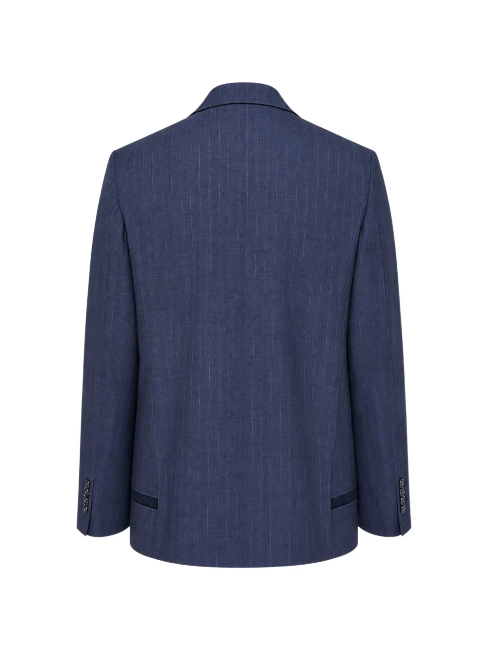 Comme des Garçons Homme Deux Blazer met krijtstreep en vlakken Blauw