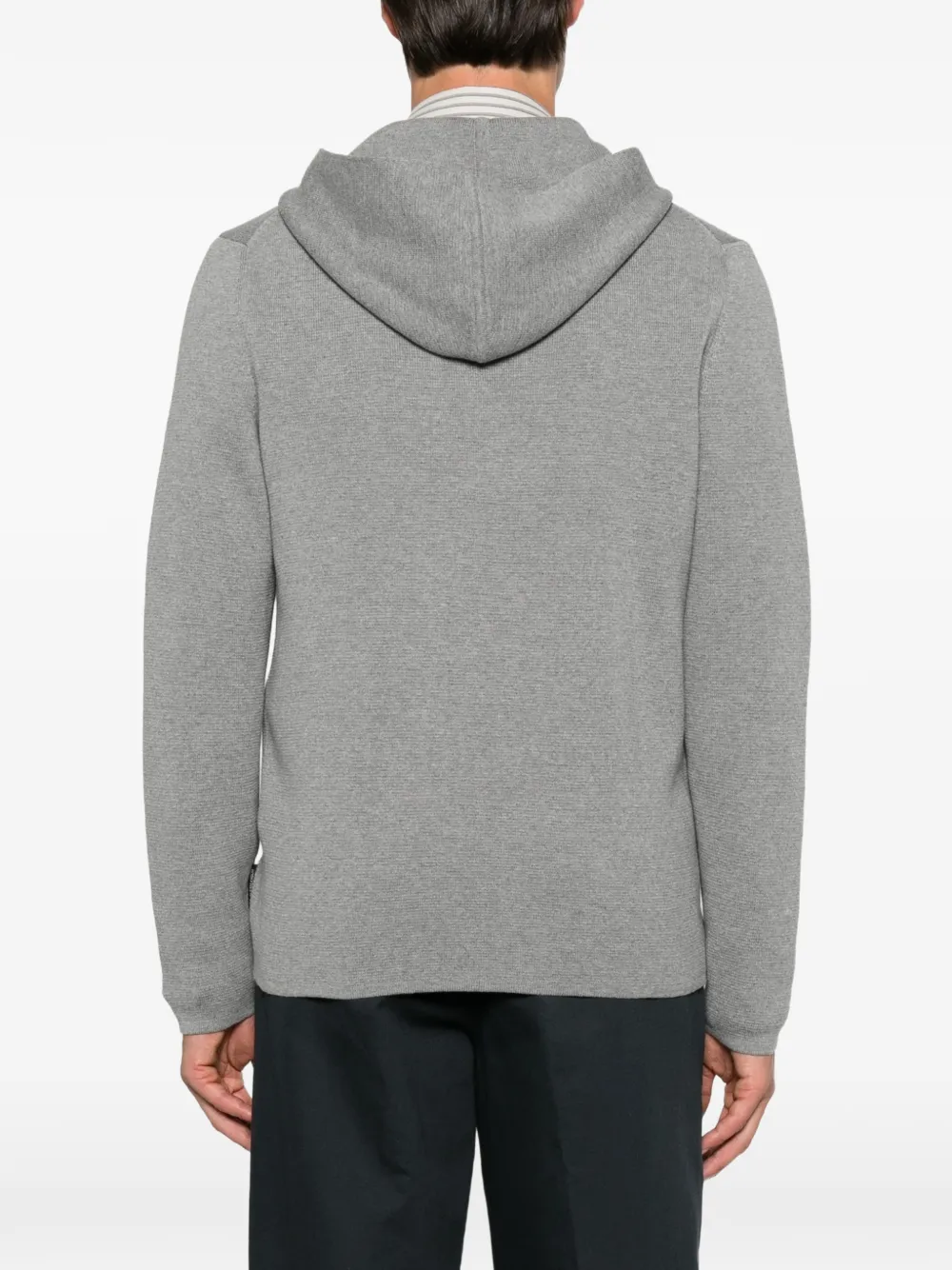 Marc O'Polo Vest met capuchon Grijs