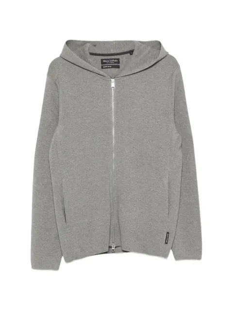 Marc O'Polo zip-up hooded cardigan