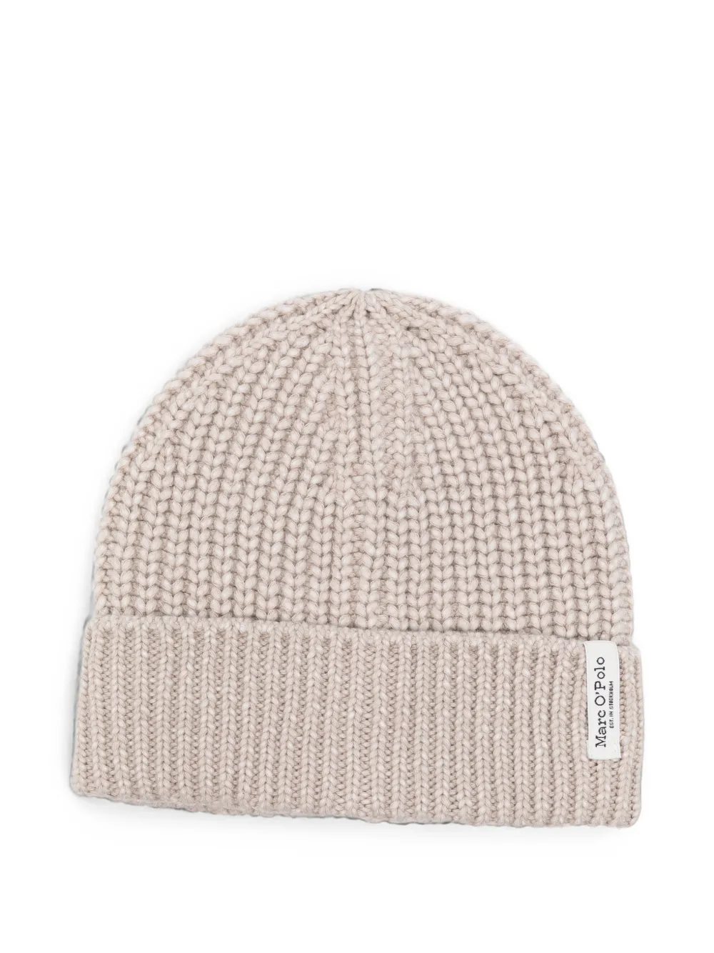 Marc O'Polo ribbed-knit beanie hat
