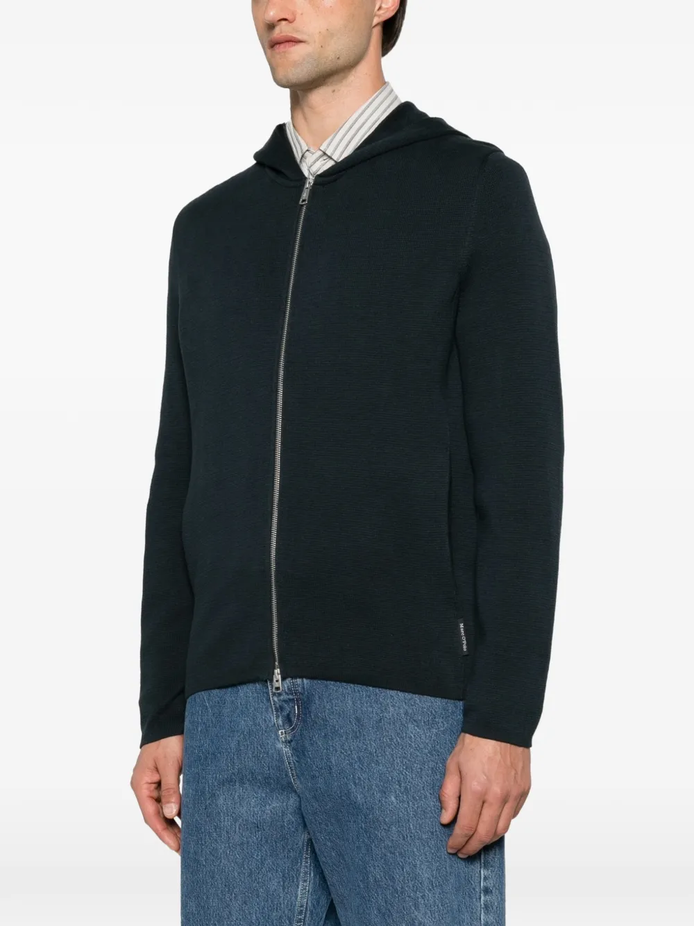 Marc O'Polo Vest met capuchon Blauw