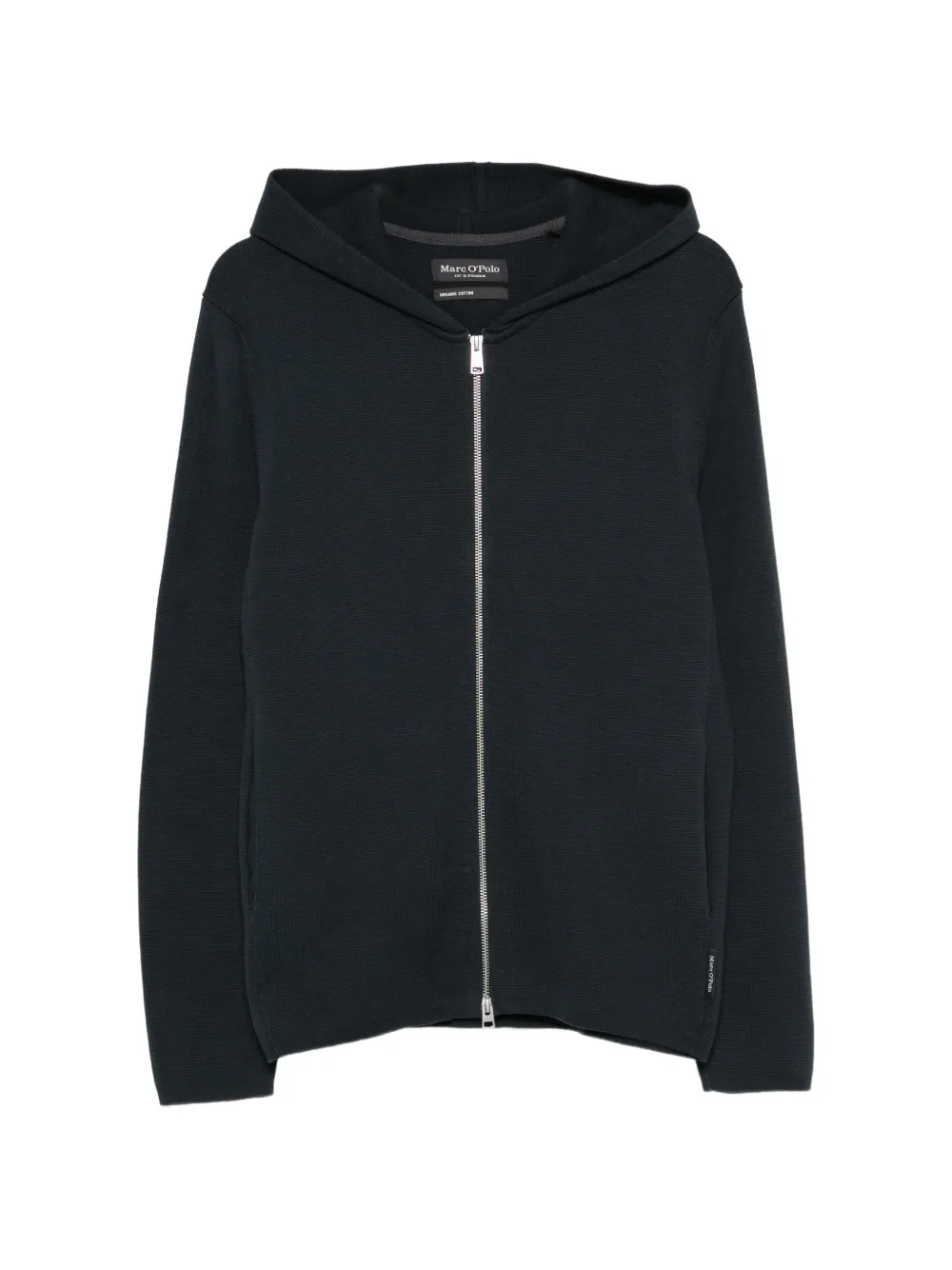 Marc O'Polo zip-up hooded cardigan - Blue