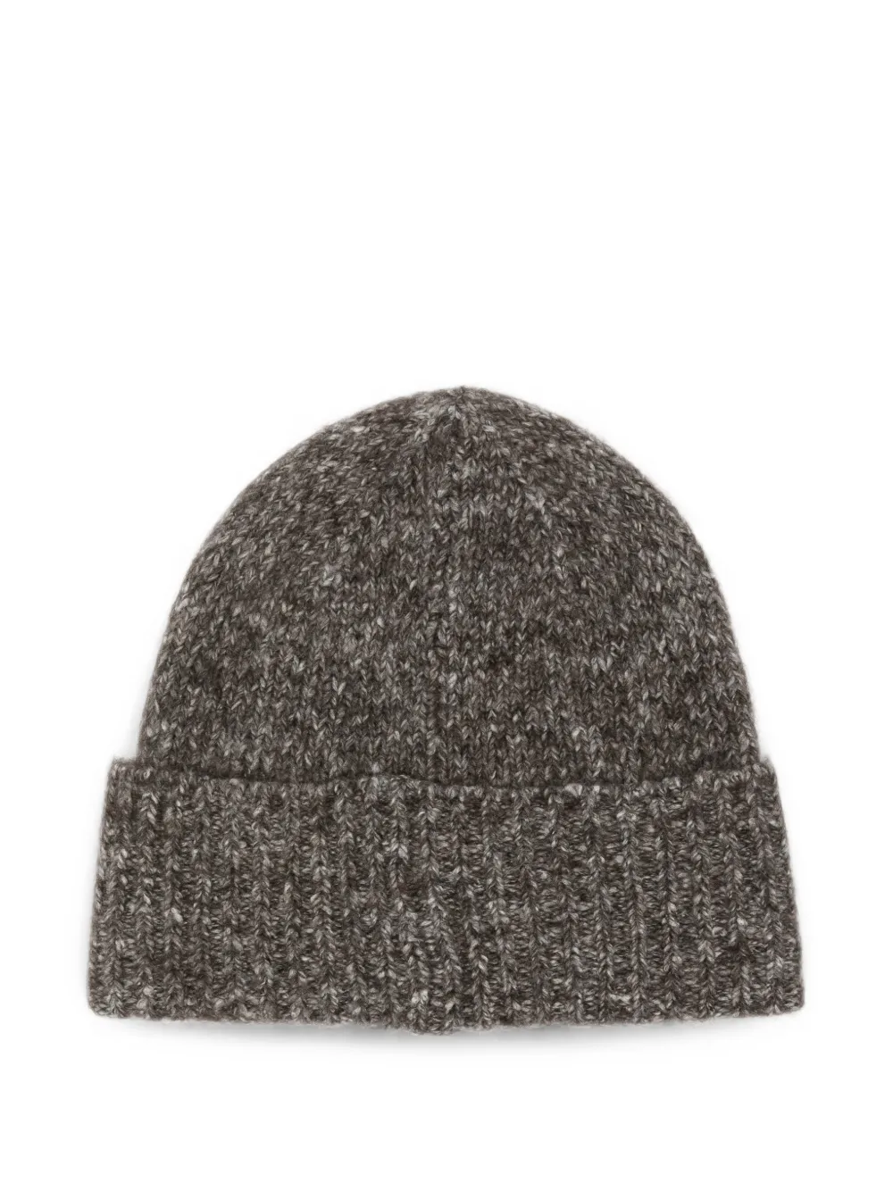 Marc O'Polo ribbed-knit beanie hat Bruin