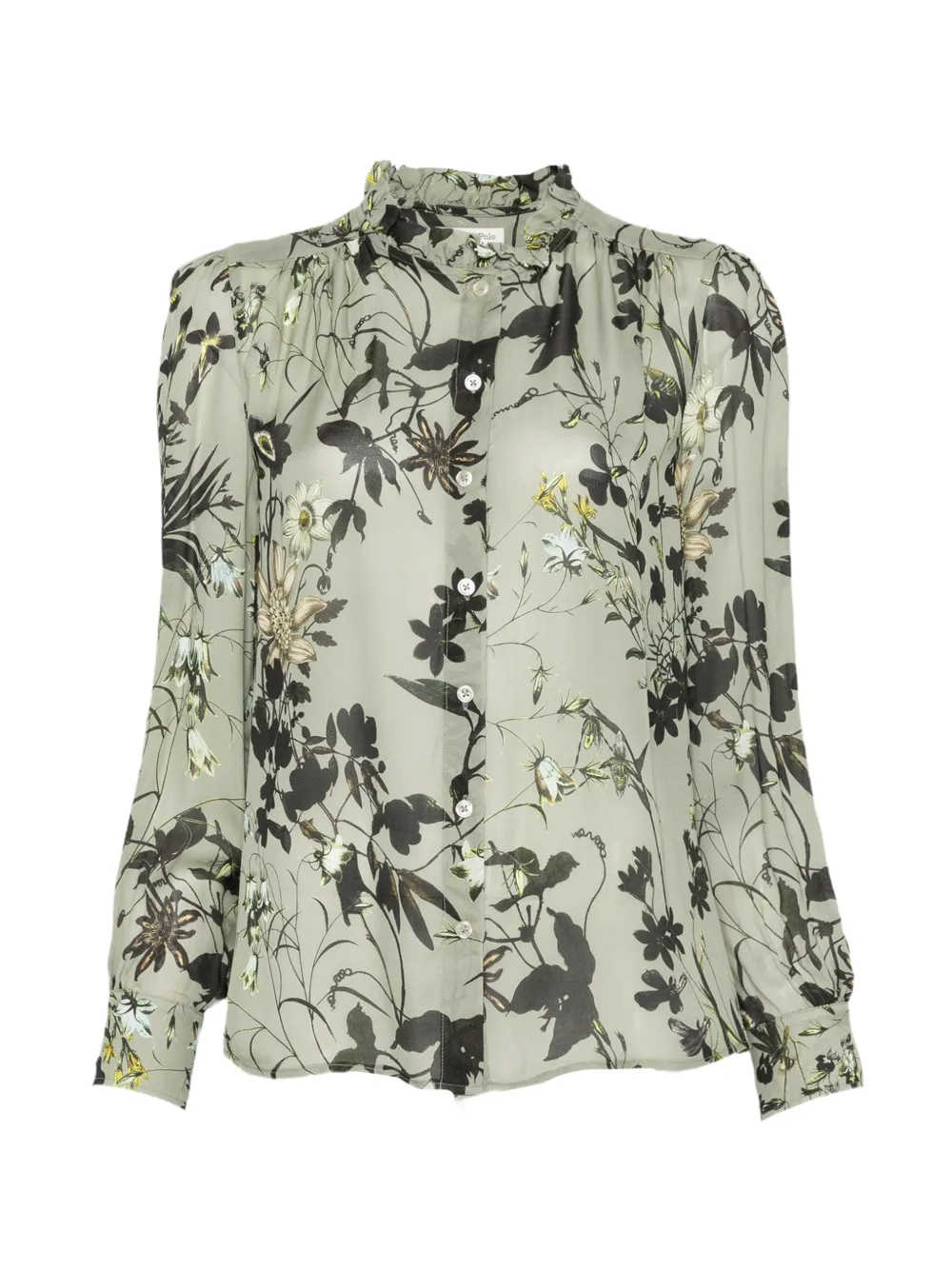 Marc O'Polo floral-print ruffled blouse