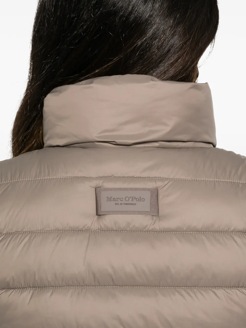 Marc O'Polo Bodywarmer met hoge hals Beige
