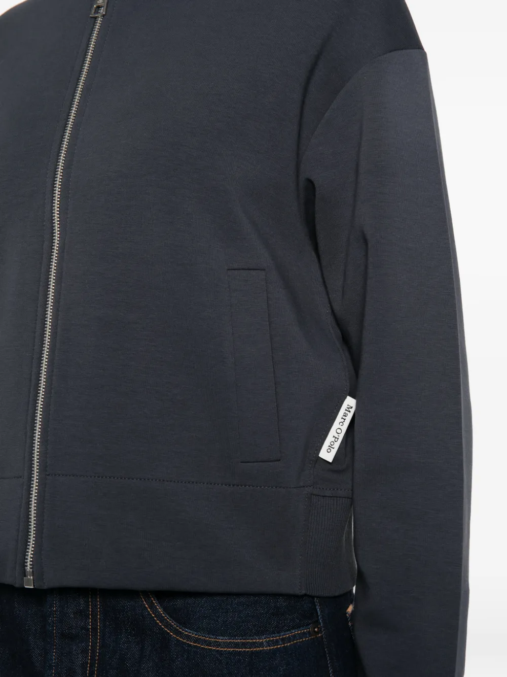 Marc O'Polo Bomberjack met rits Blauw