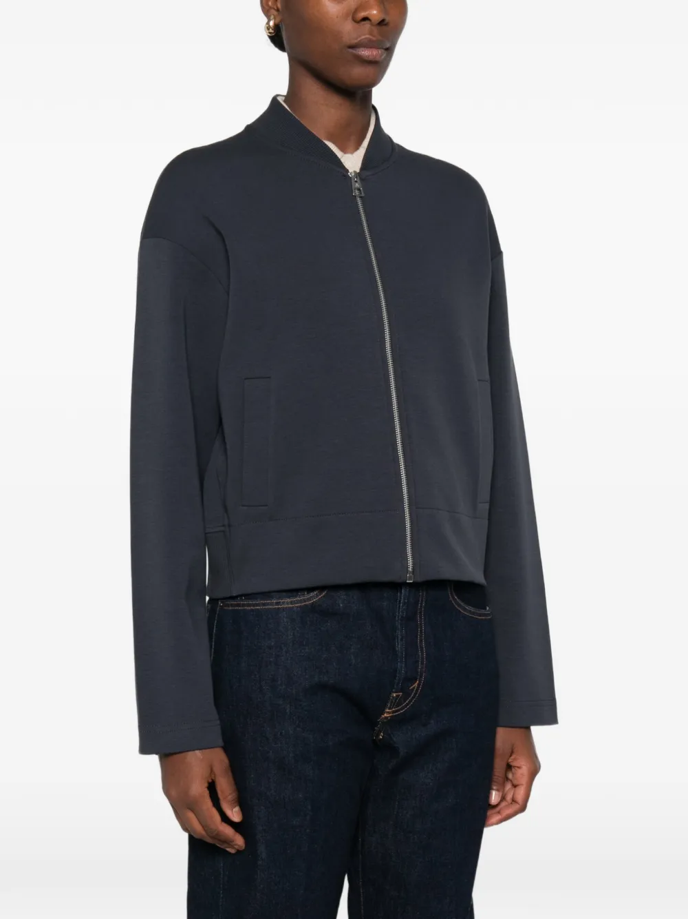 Marc O'Polo Bomberjack met rits Blauw