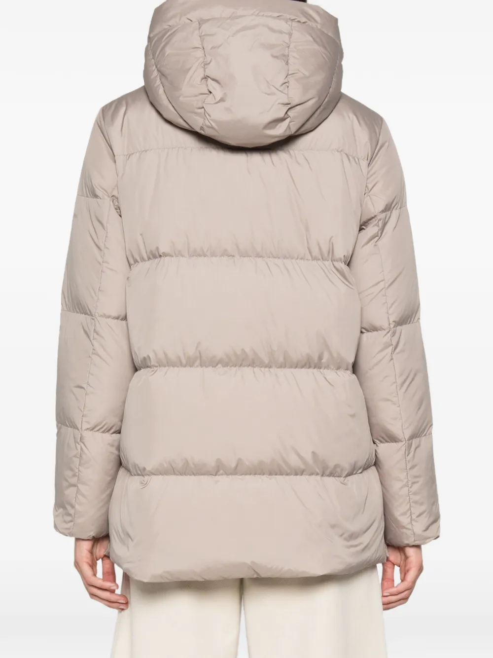 Marc O'Polo quilted hooded jacket Beige