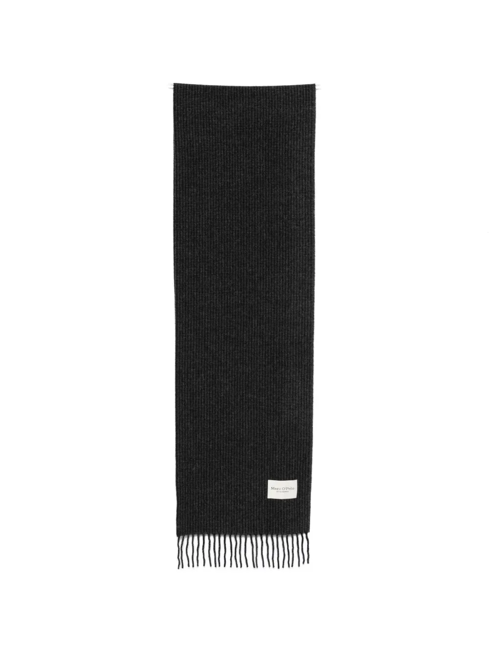 Marc O'Polo ribbed-knit fringed scarf