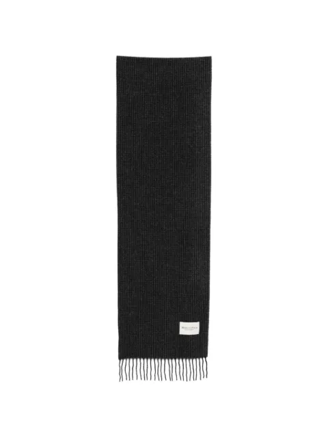Marc O'Polo ribbed-knit fringed scarf
