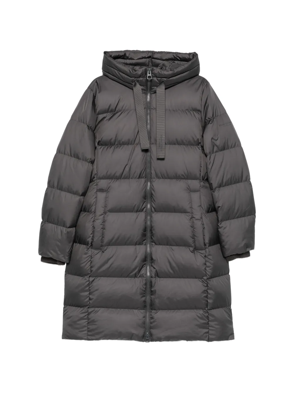 Marc O'Polo quilted hooded coat - Grigio