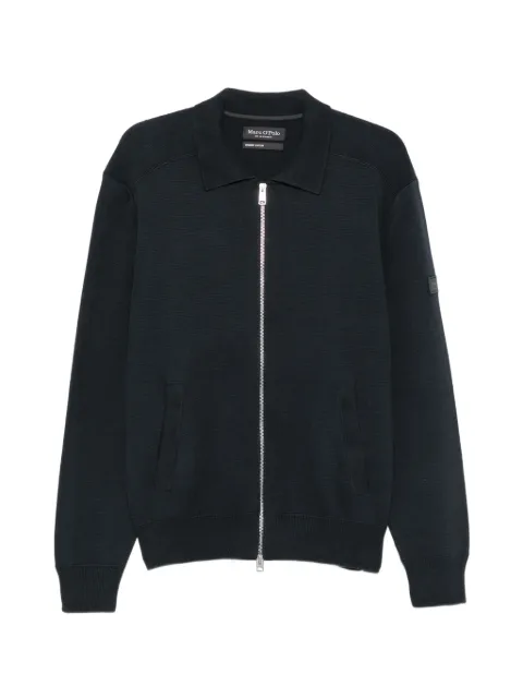 Marc O'Polo zip-up collared cardigan