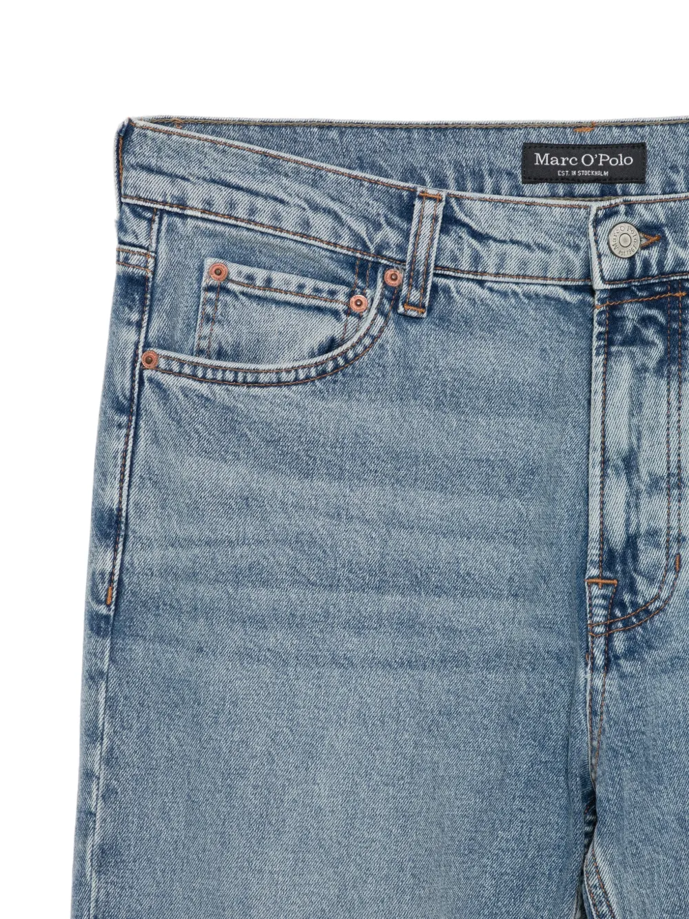 Marc O'Polo Straight jeans Blauw