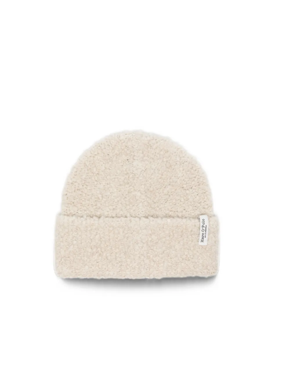 Marc O'Polo Gebreide bouclé muts Beige