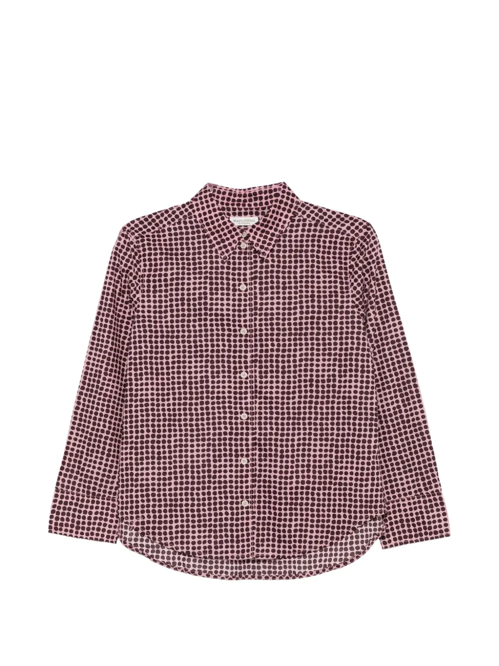Marc O'Polo polka-dot long-sleeve shirt