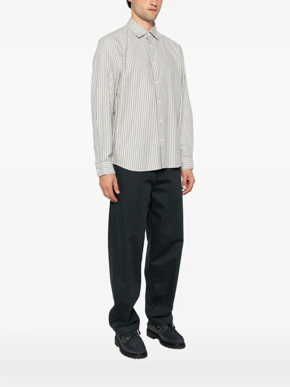 Marc O'Polo Gestreept overhemd Beige