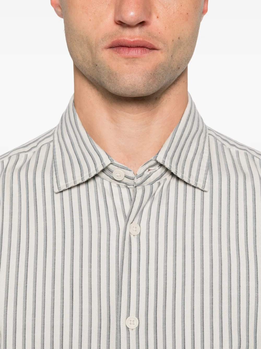 Marc O'Polo Gestreept overhemd Beige