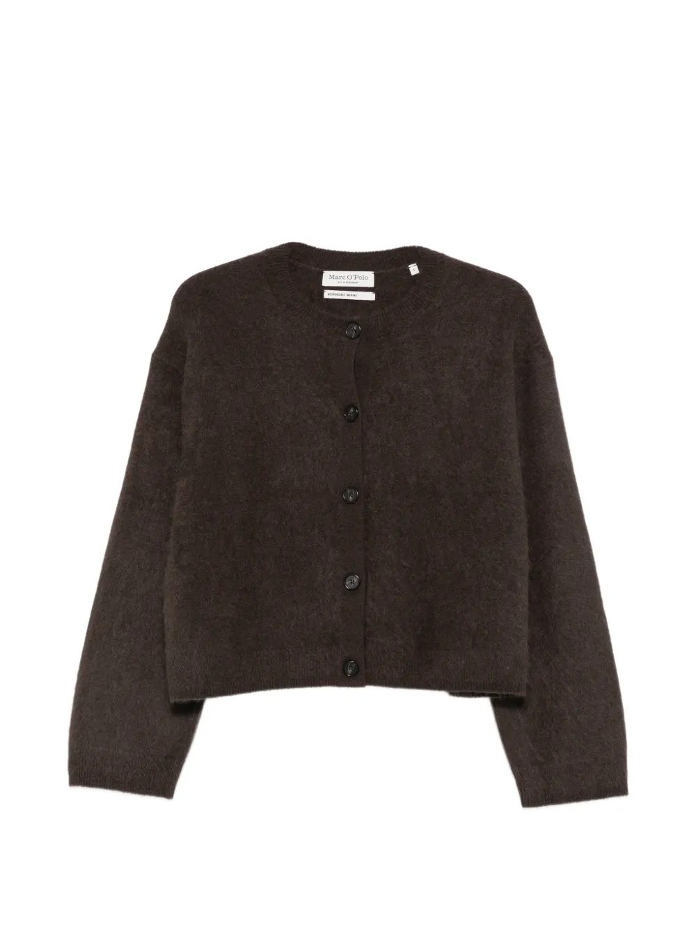 Marc O'Polo button-up wool cardigan - Brown