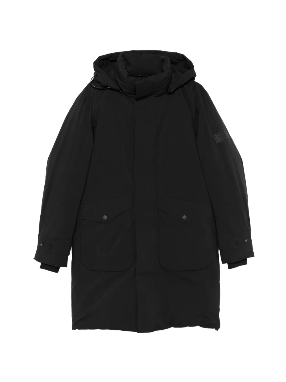 Marc O'Polo hooded padded coat - Schwarz