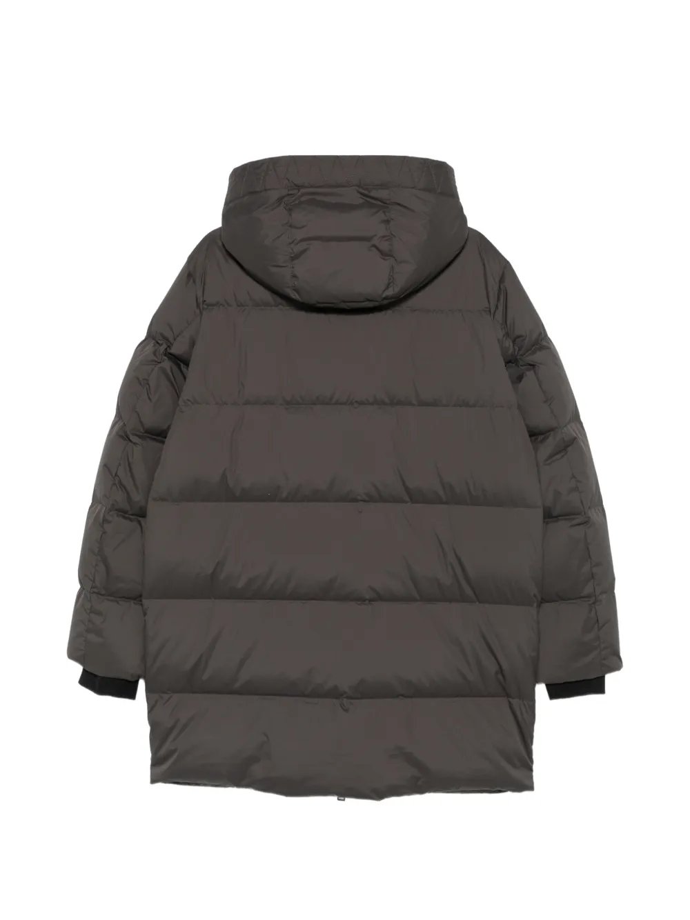 Marc O'Polo quilted hooded jacket Grijs