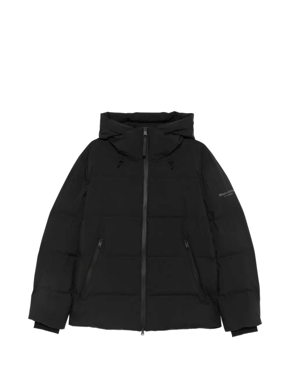 Marc O'Polo hooded quilted jacket - Black