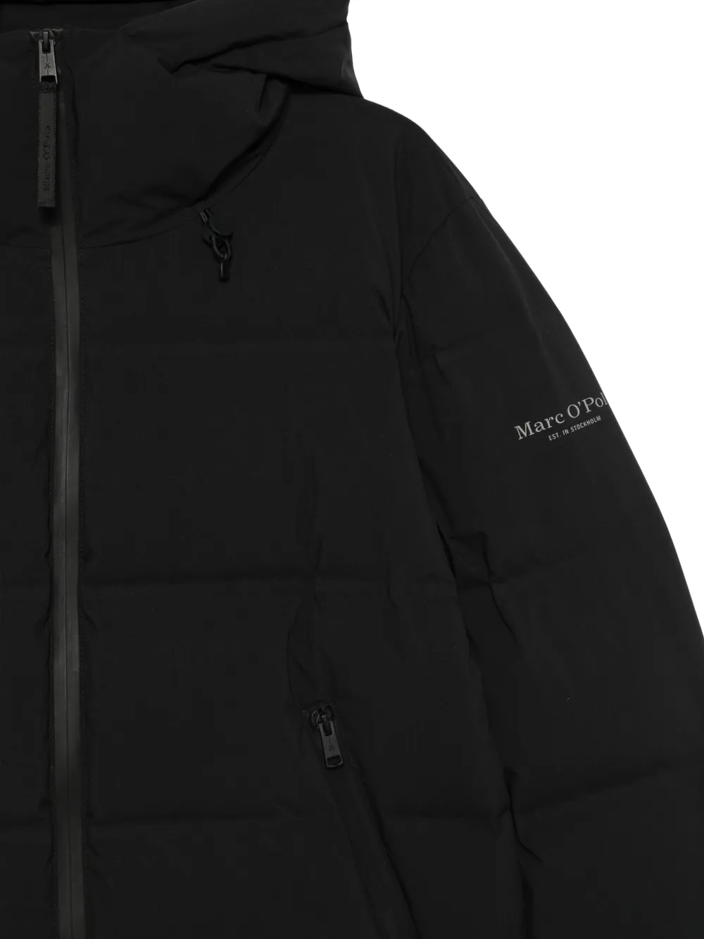 Marc O'Polo Gevoerd jack met capuchon Zwart