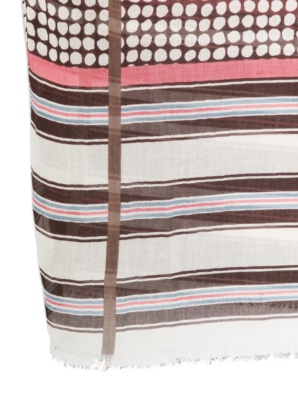 Marc O'Polo Sjaal met logoprint Beige