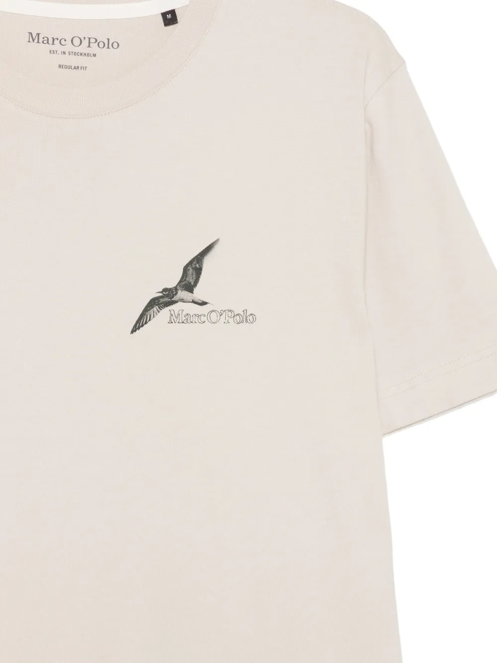 Marc O'Polo T-shirt met grafische print Beige