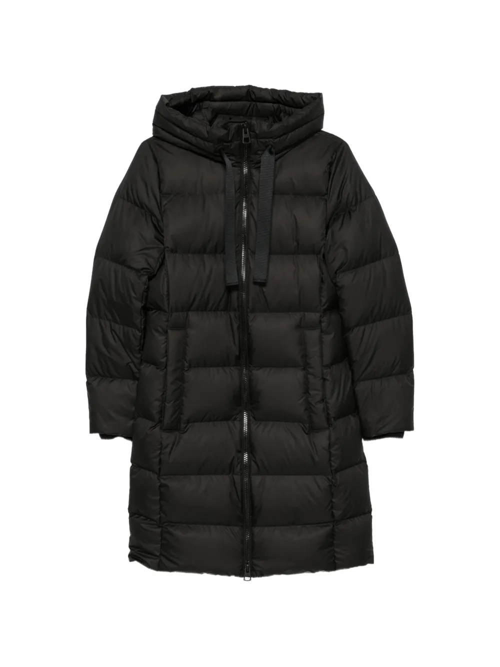Marc O'Polo hooded puffer coat Zwart