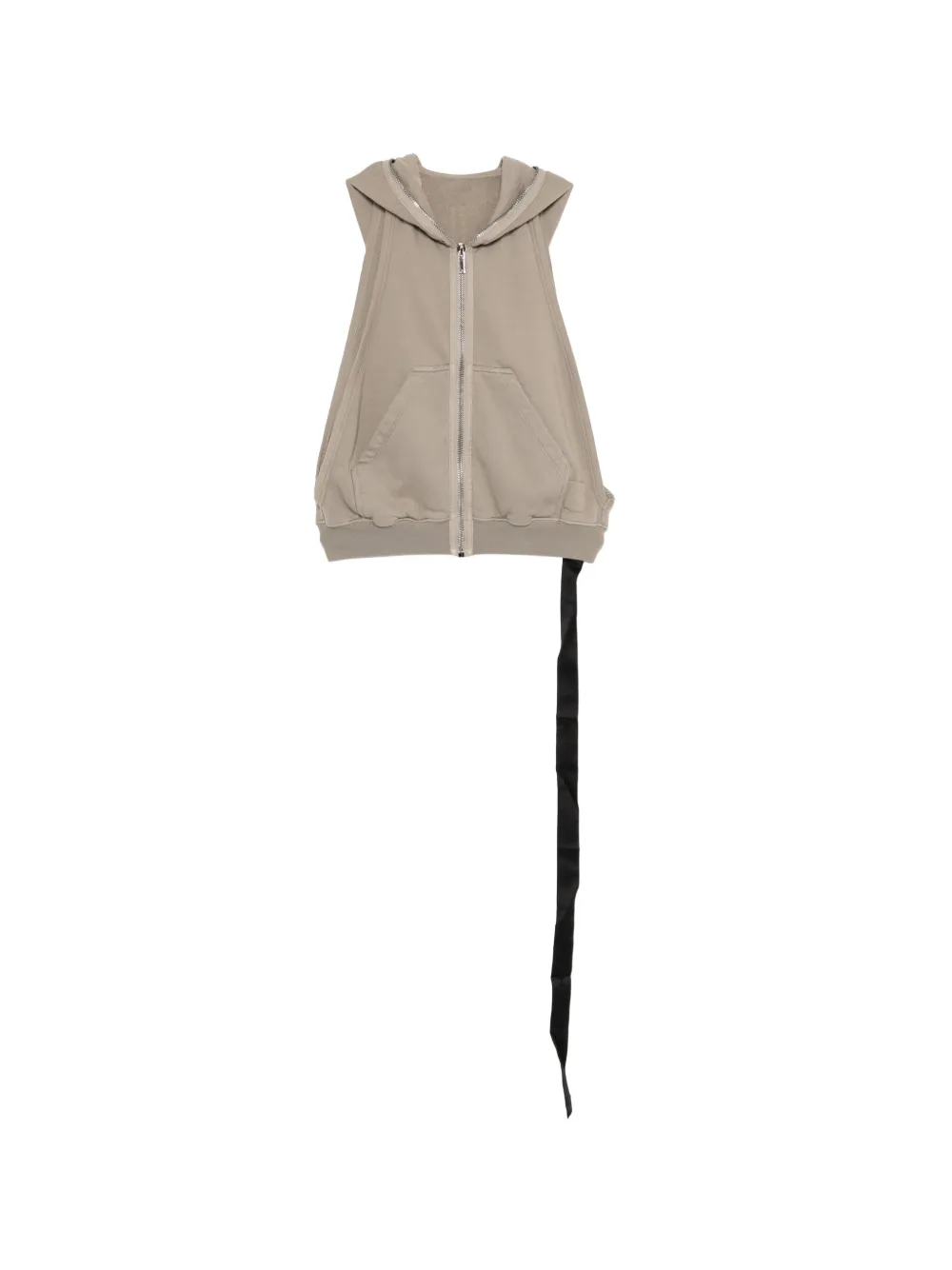 Rick Owens DRKSHDW Cyclops Gimp hoodie Beige