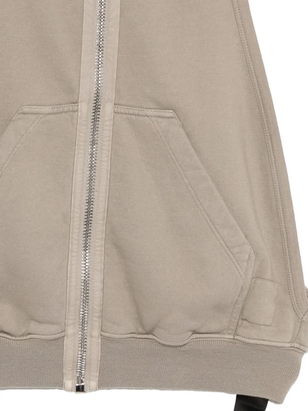 Rick Owens DRKSHDW Cyclops Gimp hoodie Beige